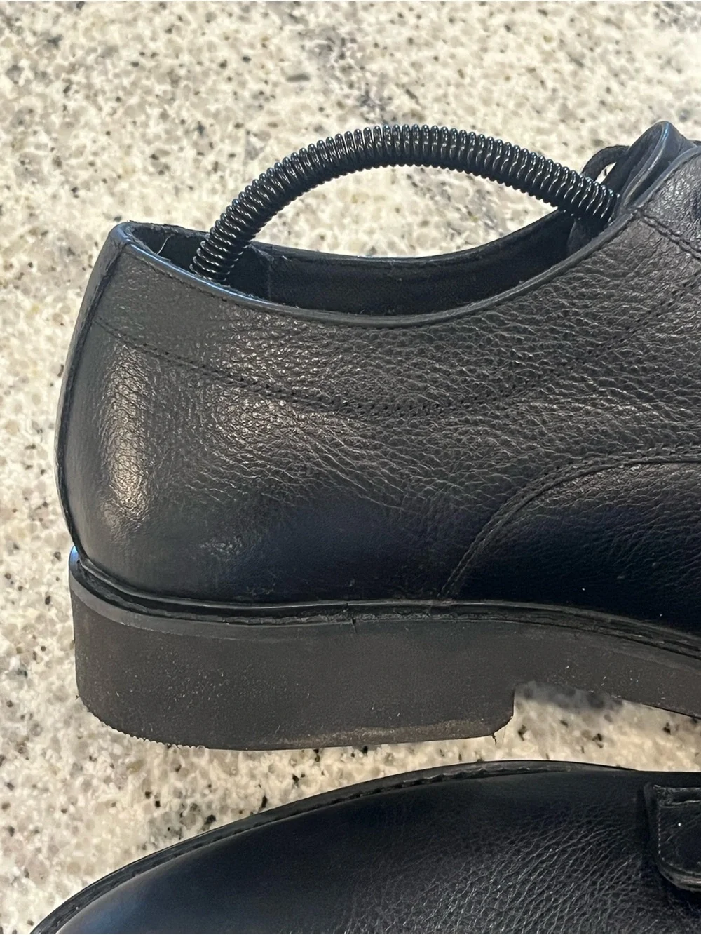 Hush Puppies Men’s Size 13 Detroit Plain Toe Oxford Black Shoes Laces